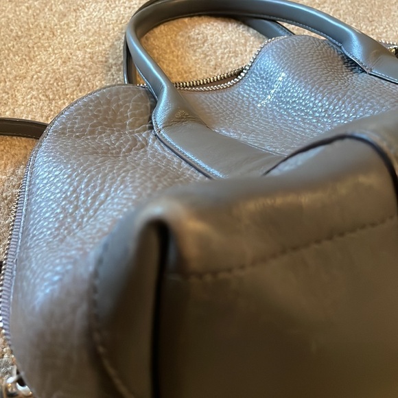 Gray pebbled leather coach bag - Picture 11 of 11